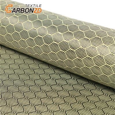 Tela de fibra de carbono amarilla